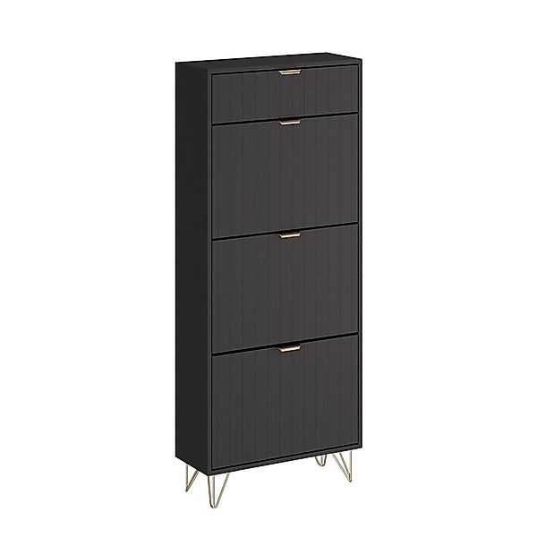 Vicco Schuhschrank Helge, Schwarz, 60 x günstig online kaufen
