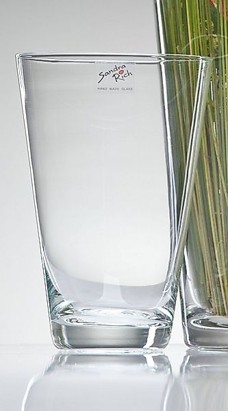 Sandra Rich Dekovase Glasvase Coni klar konisch - hot cut von Sandra Rich günstig online kaufen