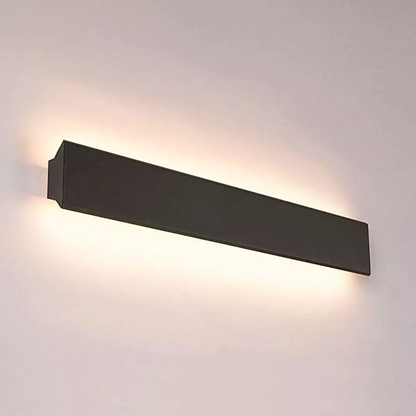 LED Wandleuchte Direto in Schwarz 14W 1250lm 600mm günstig online kaufen