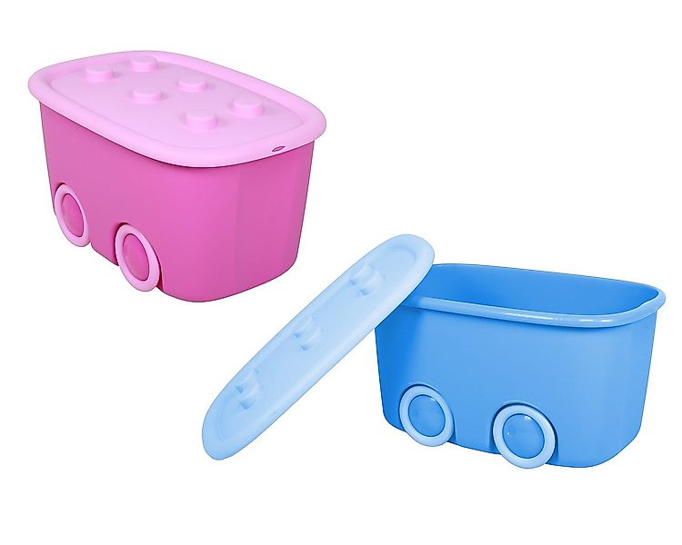 ONDIS24 Aufbewahrungsbox Spielzeugaufbewahrungsbox Spielzeugkiste Kinder (2 günstig online kaufen