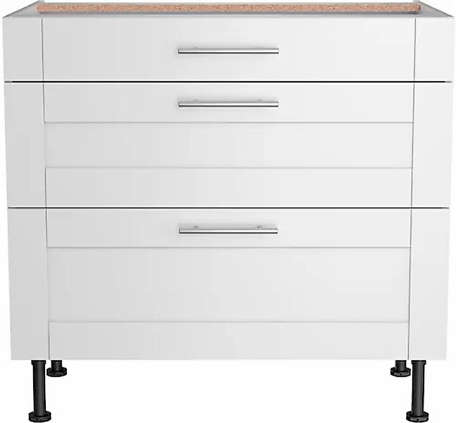 KOCHSTATION Kochfeldumbauschrank »KS-Ahus« Breite 90 cm günstig online kaufen