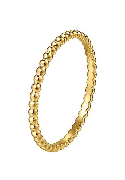 Dear Me Goldring Kugel Ring, Echt Gold 585, Dünner 14 Karat Gold Kugelring, günstig online kaufen