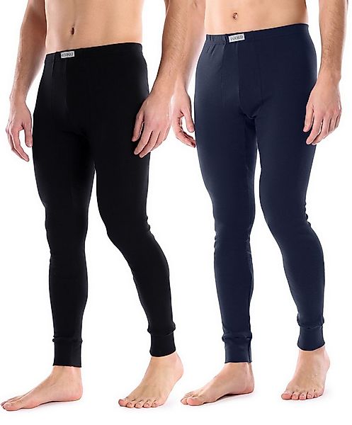 Ladeheid Lange Unterhose 2-er Pack Herren lange Thermounterhose LA40-247 (1 günstig online kaufen