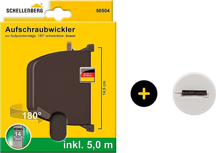 SCHELLENBERG Aufputz-Gurtwickler Aufschraubwickler für das Rollladensystem günstig online kaufen
