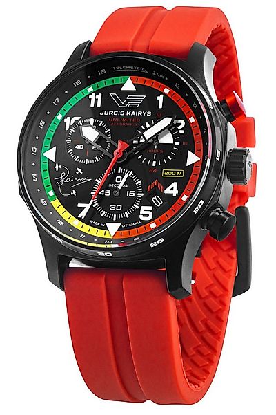 Vostok Europe Quarzuhr Jurgis Kairys Unlimited Aerobatics 2025 Rot günstig online kaufen