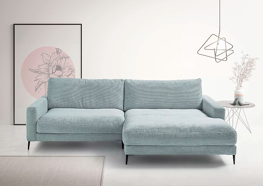 INOSIGN Ecksofa »Downtown, B/T/H: 272/190/84 cm L-Form«, weicher Sitzkomfor günstig online kaufen