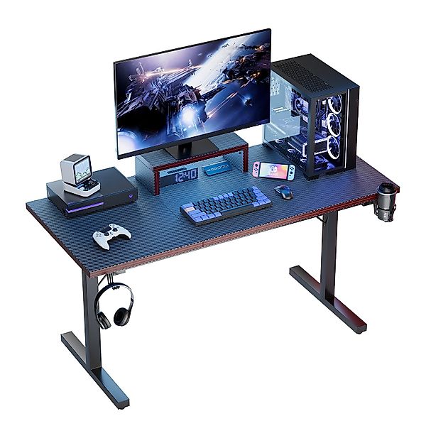 HOMALL Gamingtisch 140/160/180CM Kohlefaser Spieltisch, Computer günstig online kaufen