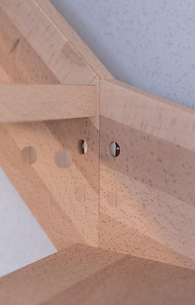 Starwood Raumspartreppe Holztreppe Rhodos in ¼ günstig online kaufen