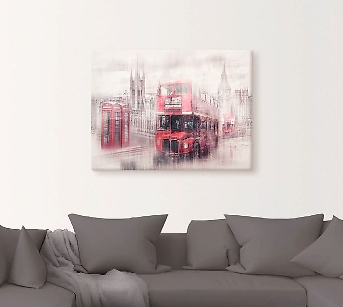 Artland Wandbild "London Westminster Collage", Gebäude, (1 St.), als Leinwa günstig online kaufen