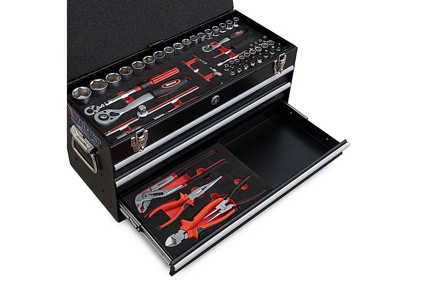 Weber GmbH Werkzeugset Profi Werkzeugkoffer gefüllt 104-teilig für Garage u günstig online kaufen