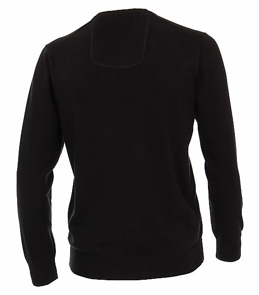 CASAMODA V-Ausschnitt-Pullover Basic (1-tlg) Pullover - Baumwolle - Atmungs günstig online kaufen