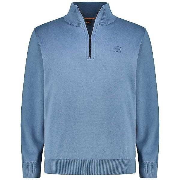 BOSS Troyer mit Elasthan Farbe blau Größe: 5XL günstig online kaufen