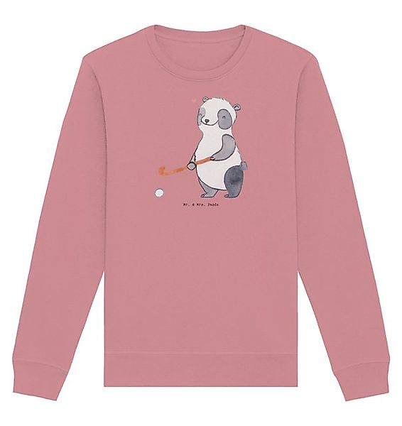 Mr. & Mrs. Panda Longpullover Panda Hockey spielen Größe XL - Canyon Pink - günstig online kaufen
