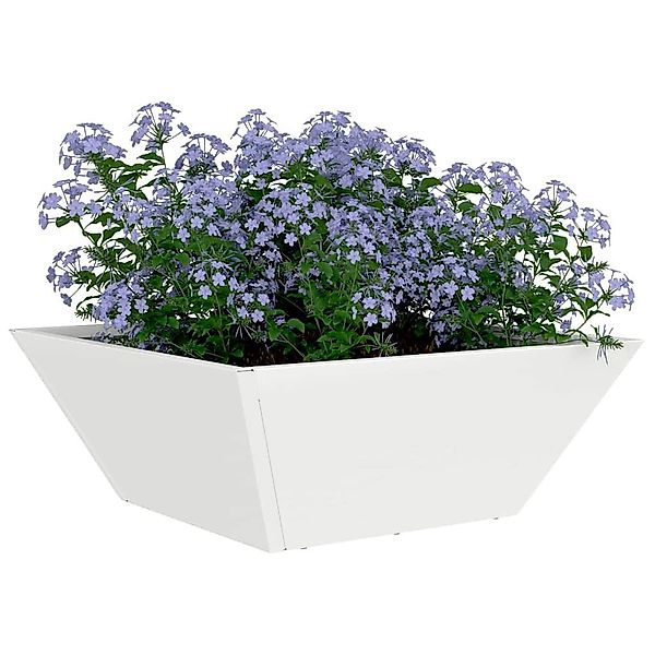 vidaXL Blumentopf Garten Schüssel Pflanzer Weiß günstig online kaufen