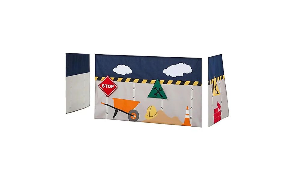 Hoppekids Vorhang für Spielbett 70x160  Construction ¦ mehrfarbig ¦ Maße (c günstig online kaufen