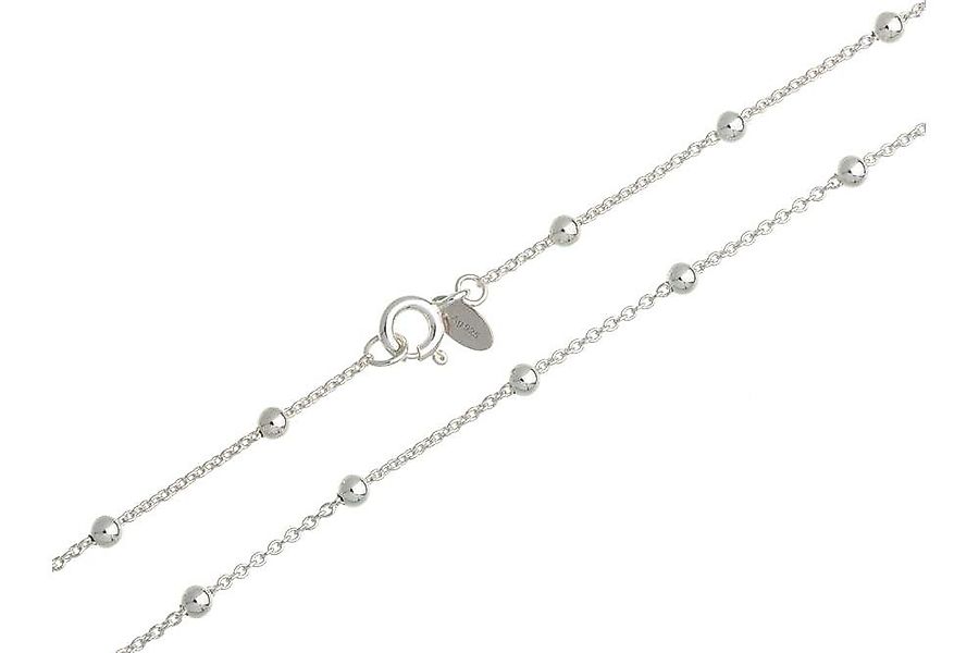 Silberkettenstore Silberkette Erbskette 1,3mm mit Kugeln günstig online kaufen