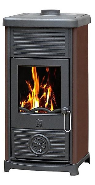 Plamen Kaminofen Maestral N braun Herdplatte, 6,50 kW günstig online kaufen