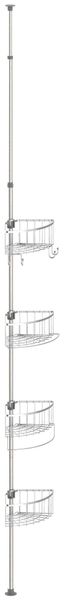Eisl Duschregal Teleskop, höhenverstellbar, 4 abnehmbare günstig online kaufen