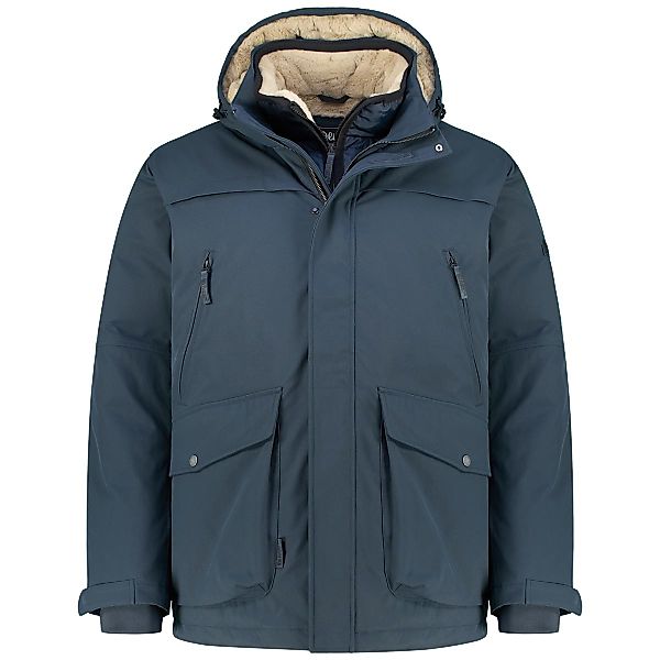 s.Oliver Fieldjacket, wasserabweisend Farbe blau Größe: 4XL günstig online kaufen