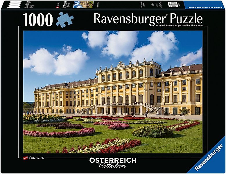 Ravensburger Puzzle Österreich Collection, Schloss Schönbrunn, 1000 Puzzlet günstig online kaufen