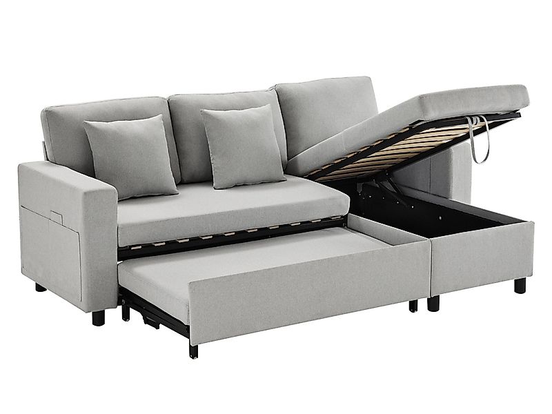 SeedWave Schlafsofa Leinenstoffen Schlafsofa für 3-4 günstig online kaufen