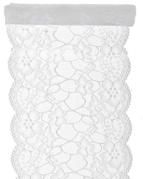 Santex Tischläufer TISCHLÄUFER SPITZE. Spitzen Tischband in weiß von Santex günstig online kaufen