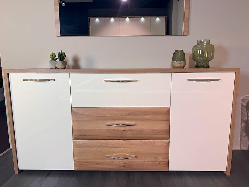 OTTO home Kommode "Gala, melaminbeschichtet und beige hochglänzend UV lacki günstig online kaufen