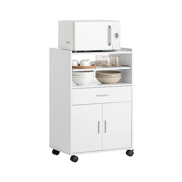 SoBuy Küchenwagen FSB09/FRG241, Küchenschrank Rollschrank Mikrowellenschran günstig online kaufen