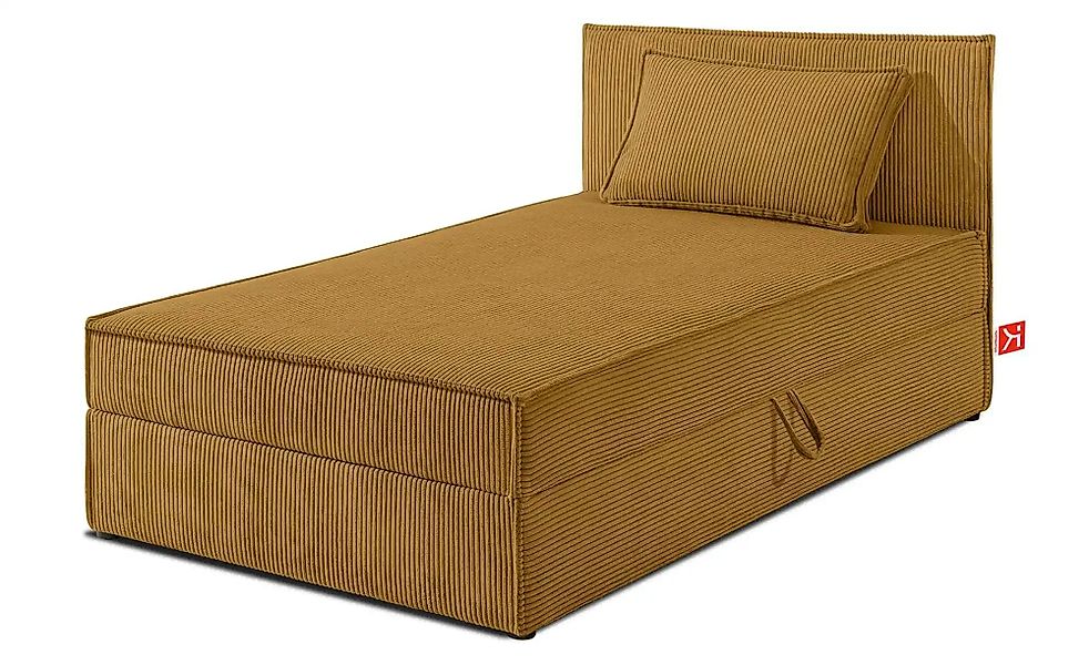 KONSIMO Boxbett mit Stauraum  H2 Roti ¦ gelb ¦ Maße (cm): B: 105 H: 89 Bett günstig online kaufen