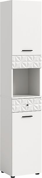 welltime Hochschrank "VICENZA, TOPSELLER, Höhe 187cm, mit Schubkasten & Orn günstig online kaufen