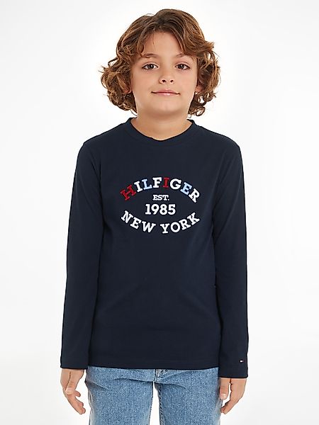 Tommy Hilfiger Langarmshirt MONOTYPE FLOCK REGULAR günstig online kaufen