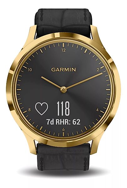 Garmin vivomove HR Premium /Schwarz 010-01850-AC Smartwatch günstig online kaufen