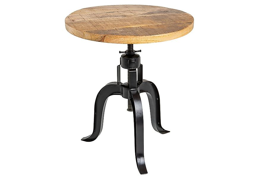 riess-ambiente Beistelltisch ENGINEER Ø50cm natur / schwarz (Einzelartikel, günstig online kaufen