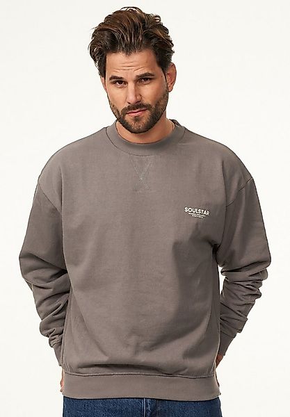 SOULSTAR Sweatshirt S2PAJU Herren Oversize Pullover mit Rundhals-Ausschnitt günstig online kaufen