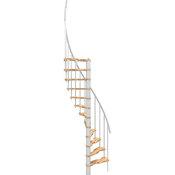 Minka Spindeltreppe Suono Smart Buche Weiß 120x68 cm Geschoßhöhe bis 305,5 günstig online kaufen