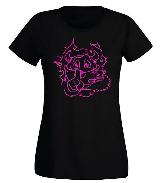 G-graphics T-Shirt Damen T-Shirt - Kuschel Monster mit trendigem Frontprint günstig online kaufen