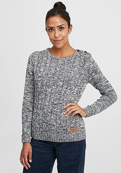 OXMO Strickpullover OXPhia Strickpulli mit Zopfstrickmuster günstig online kaufen