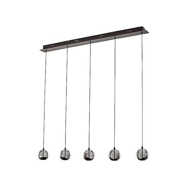 Lucande LED Pendelleuchte Hayley 10036262 Modern in Transparent aus Glas 5- günstig online kaufen