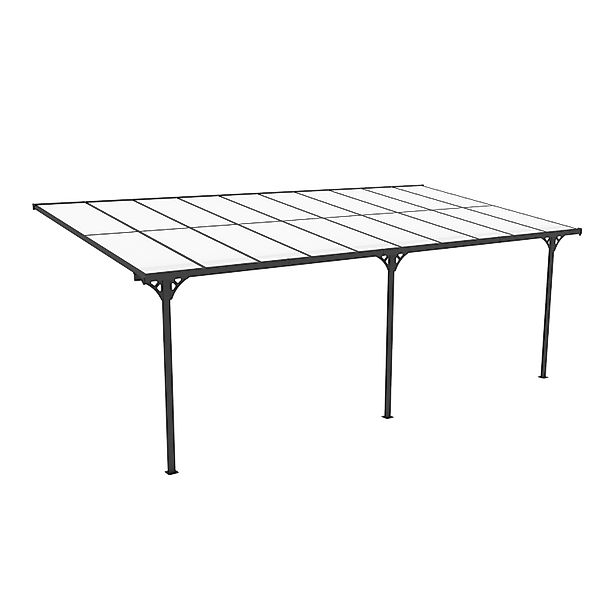 Westmann Alu-Terrassenüberdachung Bruce 617 Schwarz 300 cm x 617 cm x 270 c günstig online kaufen