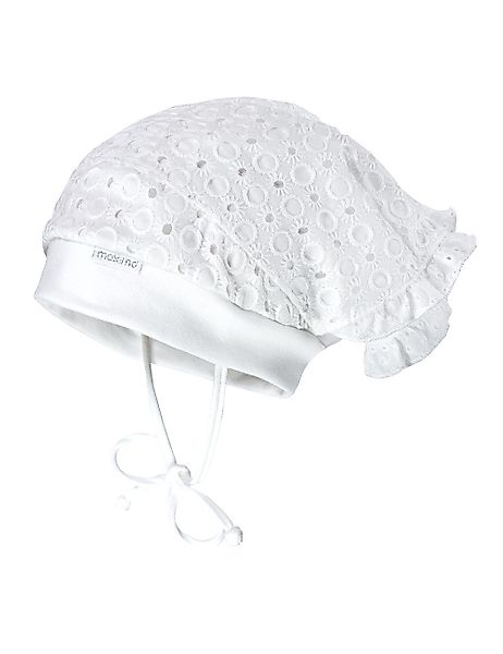 MAXIMO Kopftuch MINI GIRL-Kopftuchmütze Rüsche Band, günstig online kaufen