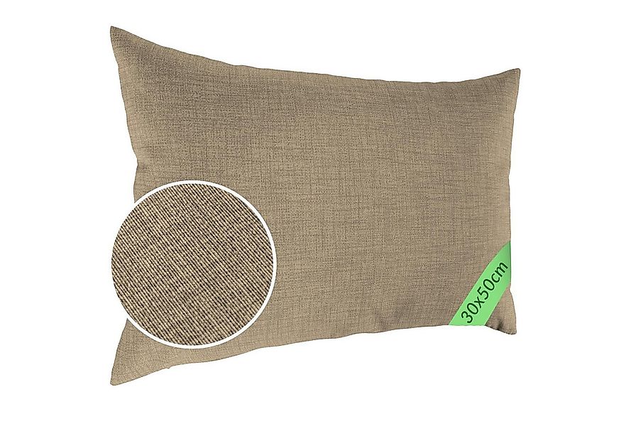 ANRO Dekokissen MrJack Kissenbezug Leinenoptik Deko Kissen Uni, Kissenbezug günstig online kaufen