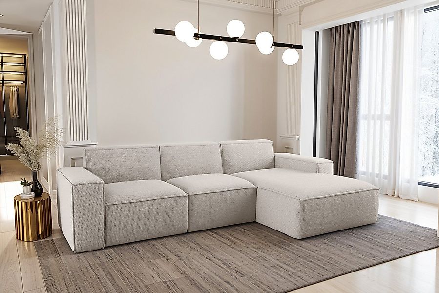 Kaiser Möbel Ecksofa Eckcouch SIENA L-Form, Stoff Poso/Salvador/Maloy/Artic günstig online kaufen