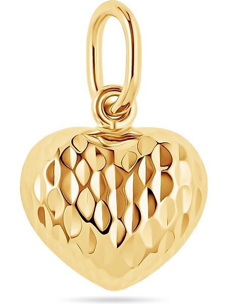 FAVS Kettenanhänger FAVS Damen-Anhänger 375er Gelbgold Herz günstig online kaufen