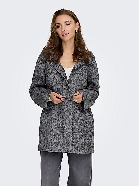 ONLY Kurzmantel ONLSEDONA LIGHT HOOD COAT OTW CC verdeckter Reißverschluss, günstig online kaufen