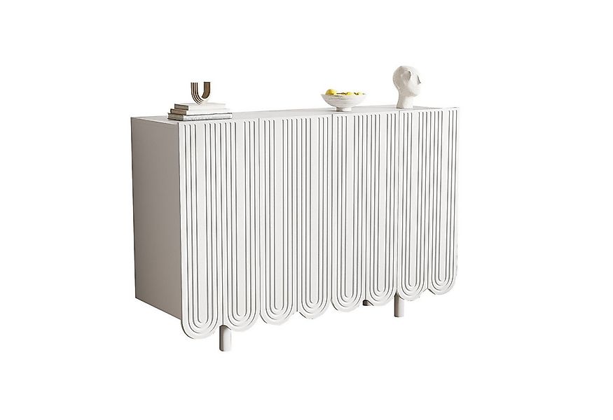 Merax Sideboard, mit 4 Türen,Kommode,Wohnzimmerschrank,Buffet,B:120cm günstig online kaufen