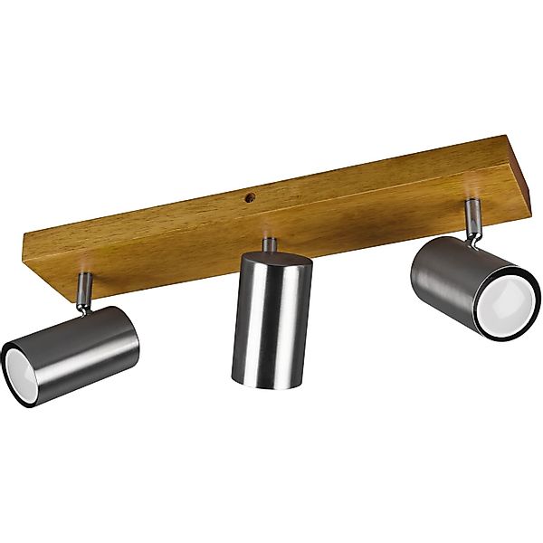 Trio Strahler Marley 3-flammig Nickel matt günstig online kaufen