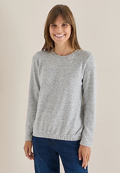 Cecil Langarmshirt mit Elastiksaum günstig online kaufen