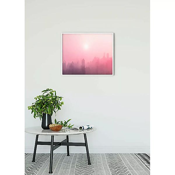 KOMAR Wandbild - City Dusk - Größe: 70 x 50 cm mehrfarbig Gr. one size günstig online kaufen