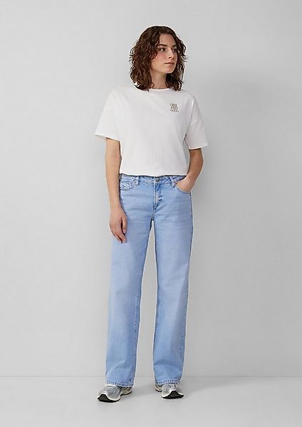 QS Weite Jeans Jeans-Hose CATIE Jeans Catie / Slim Fit / Mid Rise /Wide Leg günstig online kaufen