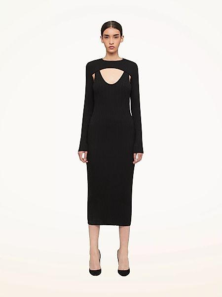 Wolford - Contoured Ribs Dress, Frau, black, Größe: M günstig online kaufen